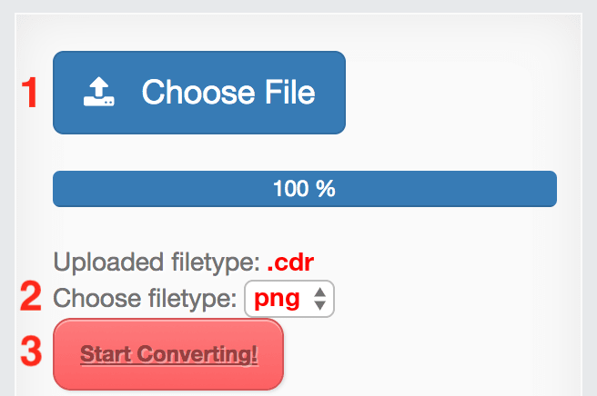 How to convert CDR files online to PNG